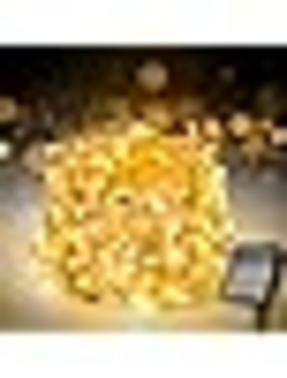 200 LED 72FT Solar Fairy String Lights – Waterproof Outdoor Twinkle Lights with 8 Modes for Patio, Garden, Tree, Christmas, Wedding, and Party Decor (Warm White)